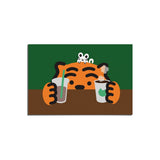ICED HOT COFFEE TIGER POST CARD (6538758094966)
