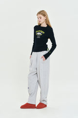 ELBOW POINT WAFFLE LONG SLEEVE [DARK NAVY]