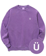 Uロゴ ピグメント スウェットシャツ パープル / U LOGO PIGMENT SWEATSHIRTS [PURPLE] (4413967073398)