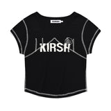 ドゥードゥルチェリースポーツノースリーブ / DOODLE CHERRY SPORTS SLEEVELESS [BLACK]