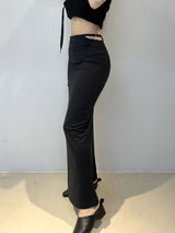 ストラップスリットマキシロングスカート/772. Strap slit maxy long sk (2color)