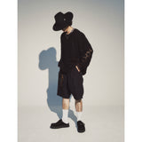 ハーフバンディングバミューダパンツ / HALF BANDING BERMUDA PANTS_BK