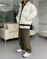 90'sキューブラムナッピング2WAYフードジップアップ / 90's Cube Lamb Napping Two-Way Hood Zip-Up (5 colors)