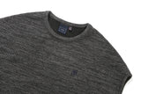 サイドオープンニットベスト / SIDE OPEN KNIT VEST_CHARCOAL