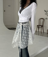 Ballet Core Hooded Wrap T-shirt