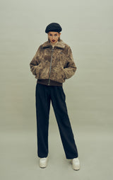 ポイントラベルWタックワイドパンツ / HIDE Raising Pintuck Pants (Black) (4606117806198)