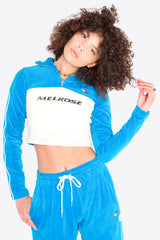 ベロアハーフジップトップ / Velor half zip top (2624872284278)