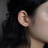 14Kゴールドスワロフスキーパールピアス/14K Gold Swarovski Pearl Earring (3mm + 14k gold clutch)