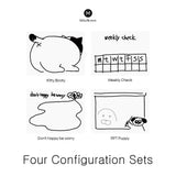 デイリードローイングメモ - M / Daily drawing memo - M (set of 4)