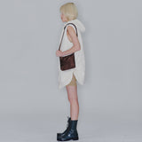 Lightweight Crossbody Bag (Brown)