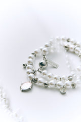 Antique mirror neckalce