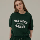ラグランショートスリーブスウェットシャツ / RAGLAN SHORT SLEEVE SWEATSHIRT_DEEP GREEN