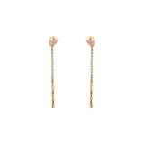 2021 PANTONE stratum drop earring (PG) (6641938268278)