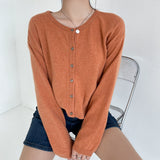 Round Neck Cardigan