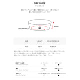 VA Square Stud Fur Beret / Black
