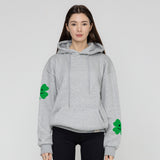 [UNISEX] Multi Clover Smile Drawing Hoodie