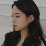 14K ゴールドフィルドリングピアス/14K GOLDFILLED RING EARRING (S size)