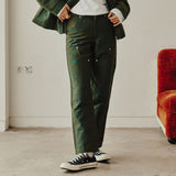 ロマンティックストリートジャカードパンツ/ROMANTIC STREET JACQUARD PANTS_KHAKI