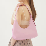 CURVED SHAPE BAG (PINK) (6579671400566)