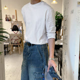 LMN オールデイプランニング コットン長袖Tシャツ（10色）