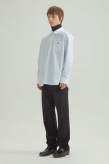 Uロゴ コンフォート 長袖シャツ ホワイト / U LOGO COMFORT SHIRT [WHITE] (4414563287158)