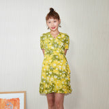 [Wrap Dress] Dahila - Lemon Tree (6626234761334)