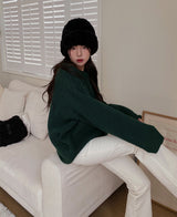 (UNISEX) ベチンウールオーバーニット