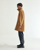 UNISEX WOOL RAGLAN HIDDEN COAT M - TWILL CAMEL (6636060704886)