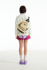 ウィティーバニープラネットエクスプローラースウェットシャツ／WITTY BUNNY PLANET EXPLORER SWEATSHIRT V1 [IVORY]