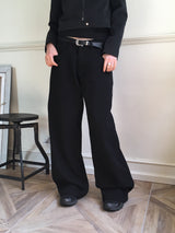 Kinon Bag Bijo Point Wide Cotton Pants