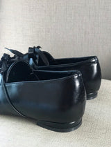リボンレースアップローファー / ribbon lace-up loafers