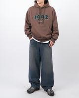 1992 ブックルナッピングクロップフードTシャツ/1992 Bookle napping crop hood t-shirt 2color