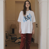 ロゴオーバーフィットTシャツ /Logo overfit T-shirt [2 Color]