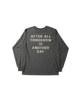 バックレタリングオーバ－Tシャツ
