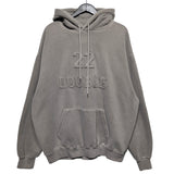 (UNISEX) ダブルパッチ羊起毛オーバーフード