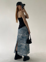 (L/S Collection) Annual Ring Lace Skirt