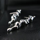 メインゴーシェシルバーイヤリング / Main gauche silver earring (4594627215478)