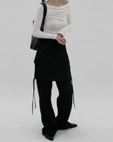 スカートパンツ / black skirt pants