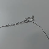 シンプルスクウェアネックレス / simple square necklace (925silver)