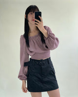 Collection 21fw - Dark Vader Mini Skirt (6614899196022)