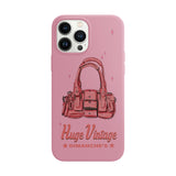 シンボルパターンバッグアイフォンケース/PINK SYMBOL PATTERN BAG CASE (PINK)