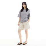 オーバーフィットマシュマロポイントショートスリーブT/OVERFIT MARSHMALLOW POINT SHORT-SLEEVED T-DEEP GRAY