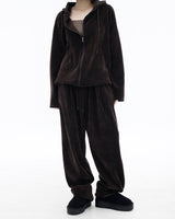 コージーフードジップアップ/Cozy Hood Zip-Up (3color)