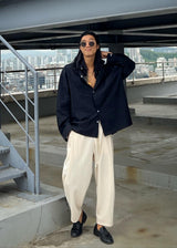 made by vir pleats pants 2COLOR