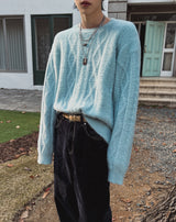 アンゴラフィッシャーツイストニット (5 color)