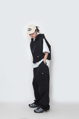 ワシショフードポケットベスト / WASHIHO hooded pocket vest