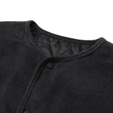 Quilting Corduroy Jacket [CHARCOAL] (6618909048950)