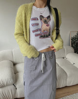 キャッツスリムTシャツ / Cats Slim T-shirt (3color)