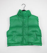 クロップパディドベスト/Crop Padded Best (4color)