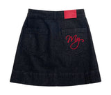 Denim mini skirt 